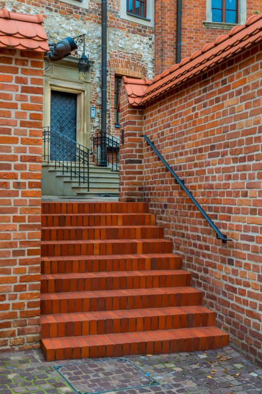 Brick Stair Repair in Spring