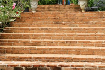 Restore or Fixed Damaged Brick Stairs!